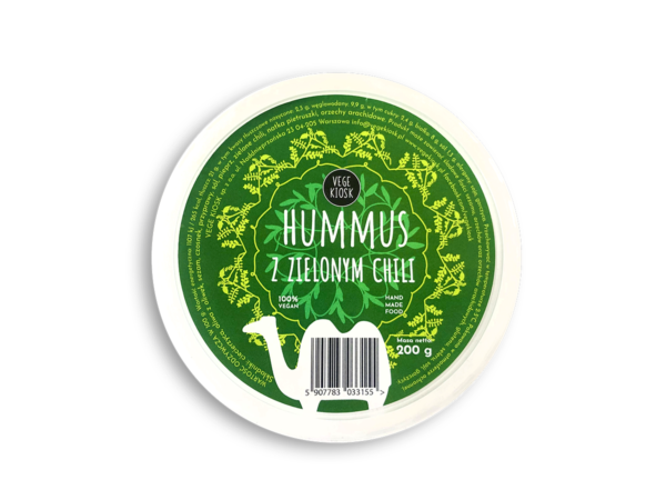 Hummus z zielonym chili